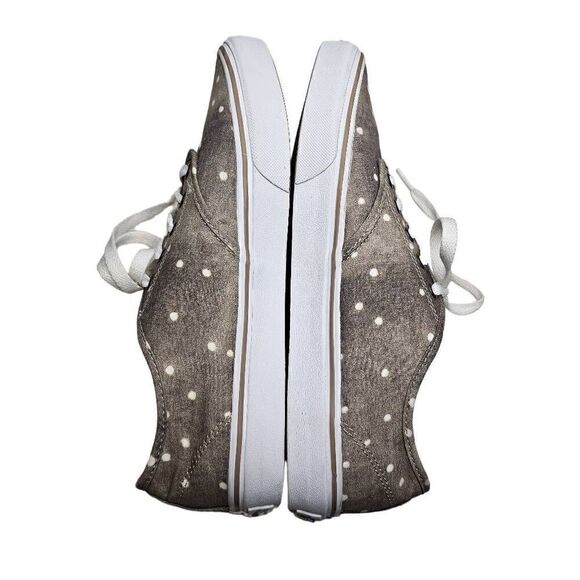 VANS Brown Washed Polka Dot Athletic Shoes Women's Size US 11 Lace Up Classics - Picture 5 of 11
